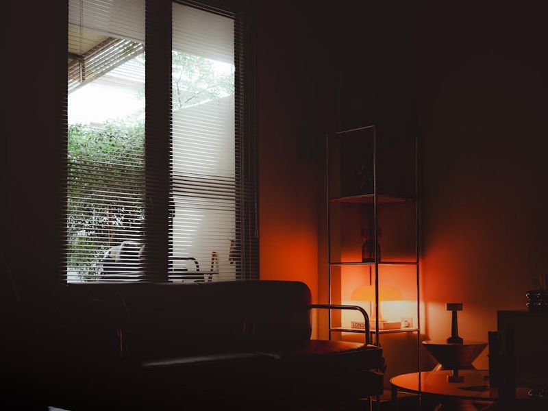 Beautifully minimalist workout space with soft natural lighting